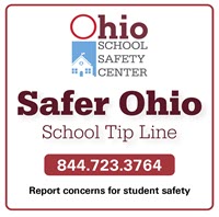 Ohio School Safety Center Safer Ohio School Tip Line 844-723-3764