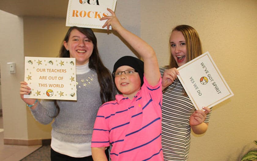 OCA Students gather to celebrate School Choice Week