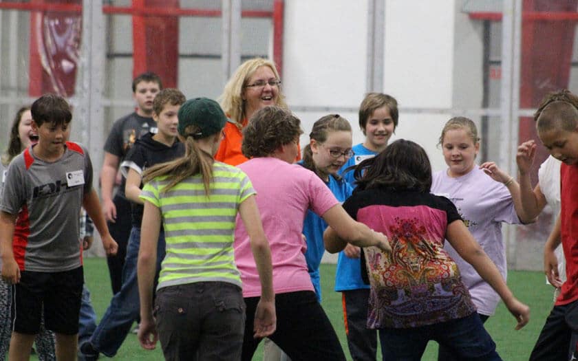 OCA Teachers and Students play Soccer