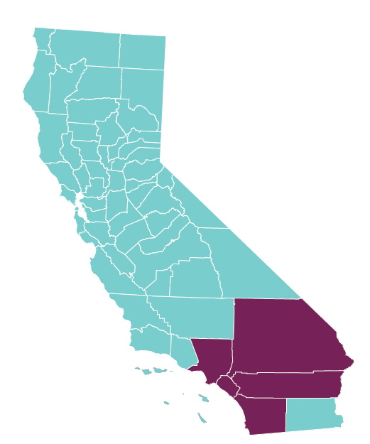 CalCA SoCAL map image