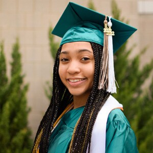 Image of Anita B, a student at Ohio Connections Academy and a graduate of Tri C Community College.