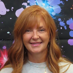 Amy Hall smiling