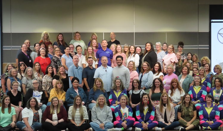 Oklahoma Connections Academy 2026-27 Staff gathered together