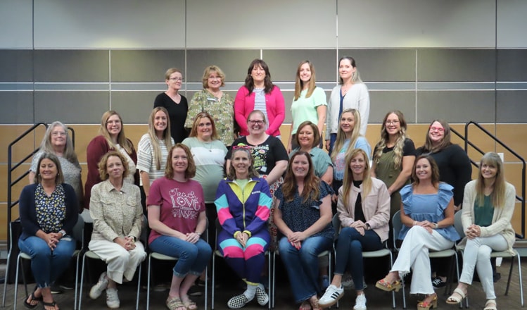 Oklahoma Connections Academy Elementary School team gathered together