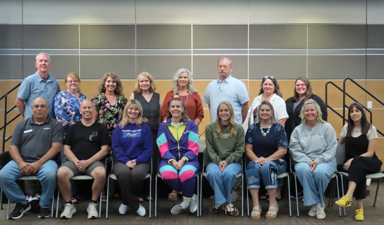 Oklahoma Connections Academy Middle School team gathered together