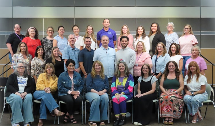 Oklahoma Connections Academy High School team gathered together