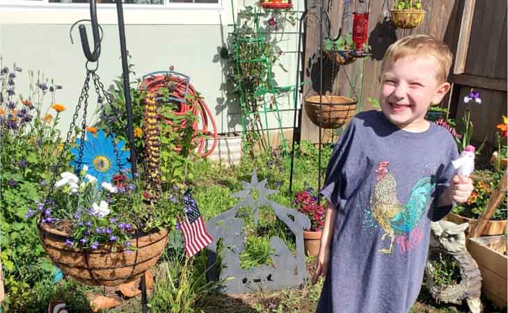 Image of Wyatt from Oregon Connections Academy. 