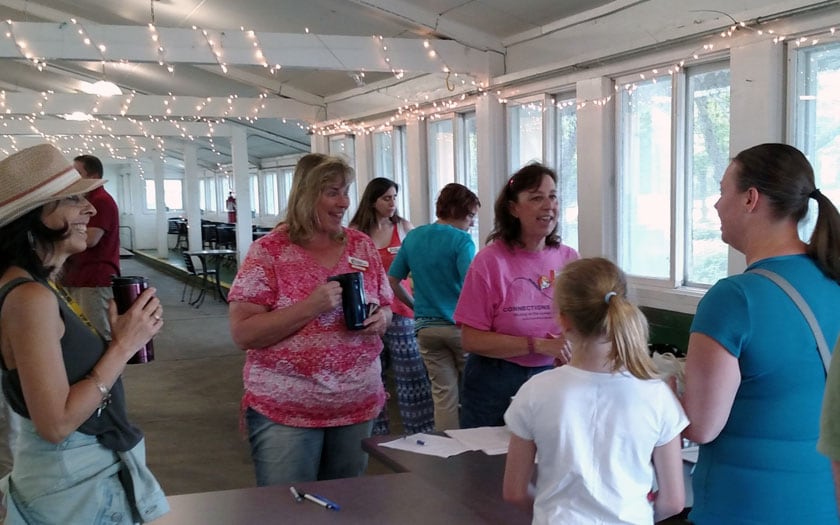 Students and staff meet up at the End of Year event in Green Bay