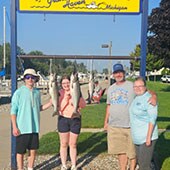 Image of Angela and her family