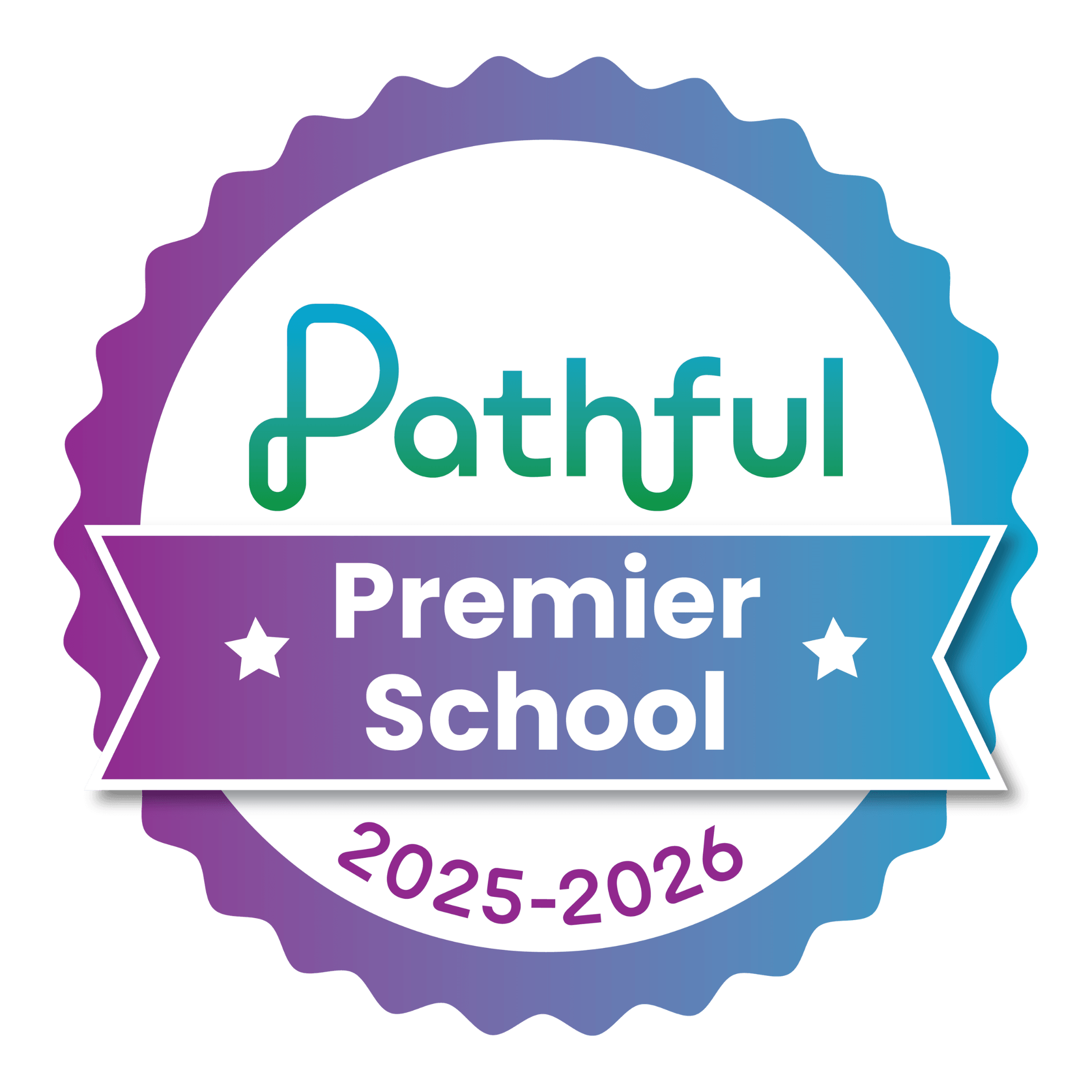 Pathful Premier School digital badge for the 2025-2026 school year