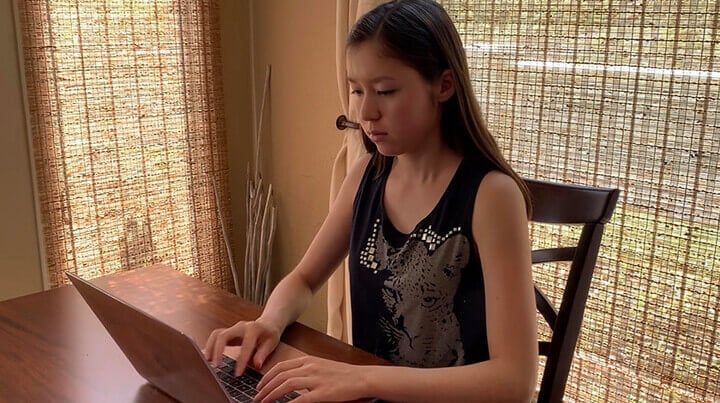 Kaia learning online at Connections Academy