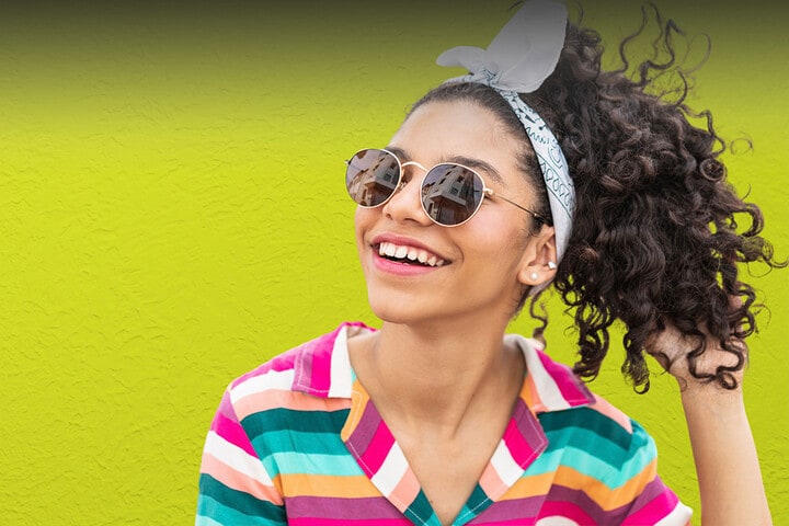 African American elementary school girl smiling at camera - Connections Academy