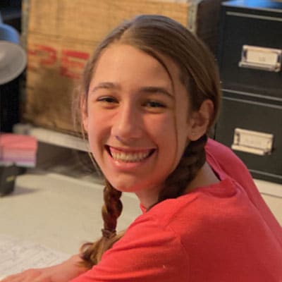 Maddie smiling