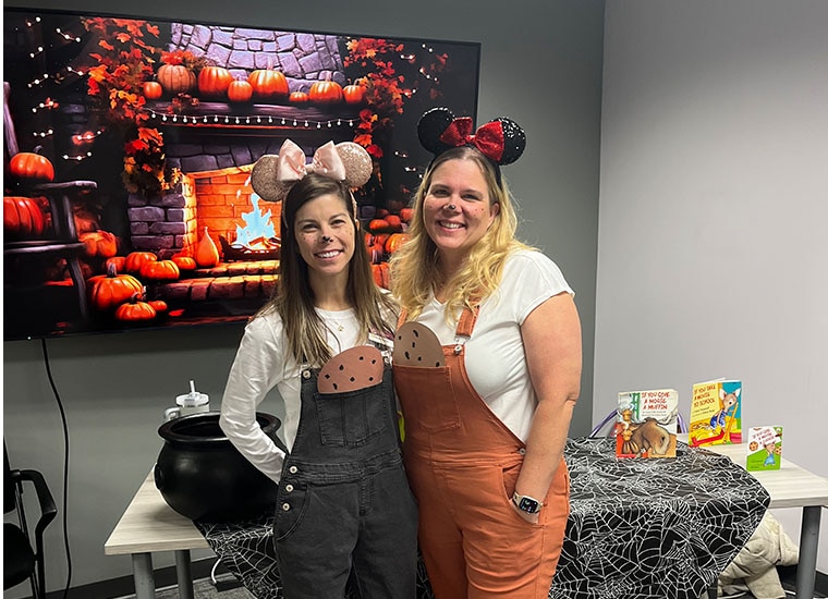Georgia Connections Academy teachers in costume
