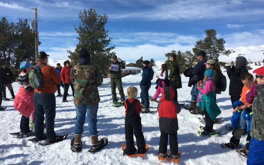 Inspire students at the Craters of the Moon Snow School field trip