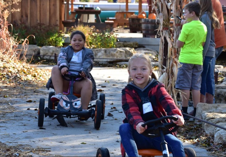 KCA students at the park
