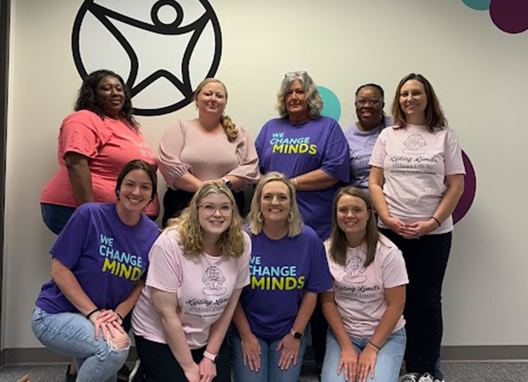 Teachers from Lowcountry Connections Academy gathered together