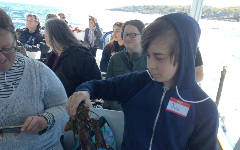 Up close and personal with a Lobster friend