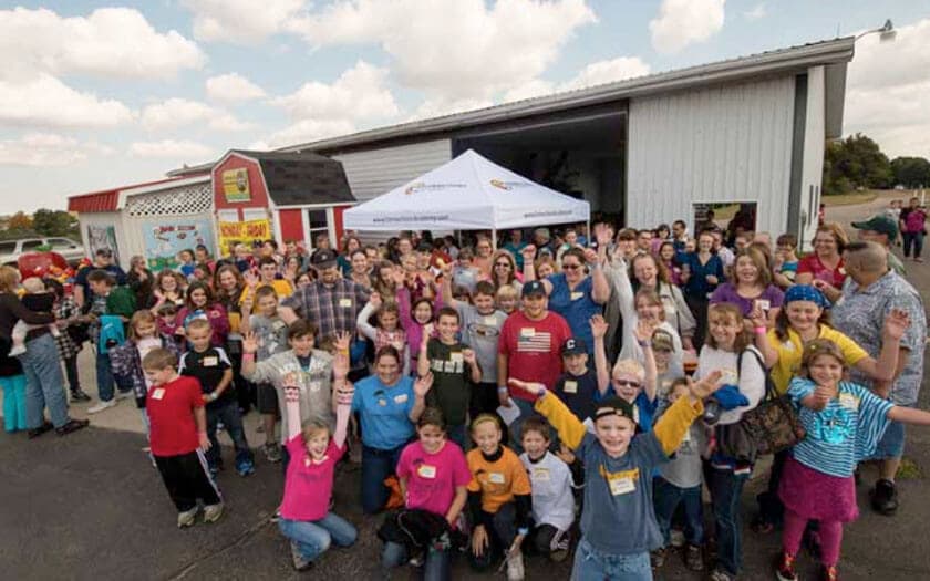 MICA families at Uncle John's Cider Mill