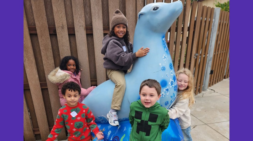 Minnesota Connections Academy students on a Como Zoo field trip
