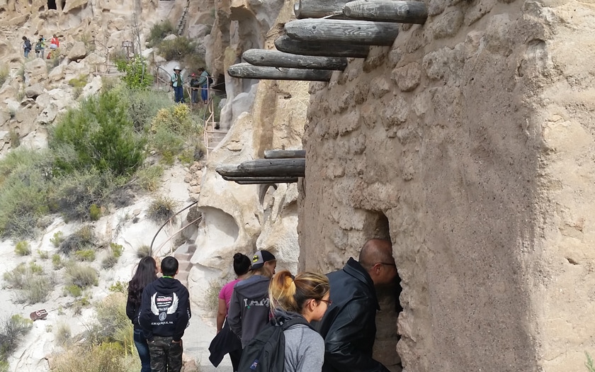 Visiting Bandelier National Monument in Los Alamos