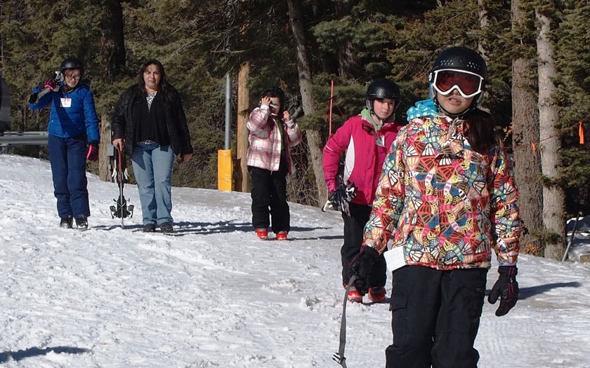 Elementary students earned a trip to the Sipapu Ski Resort