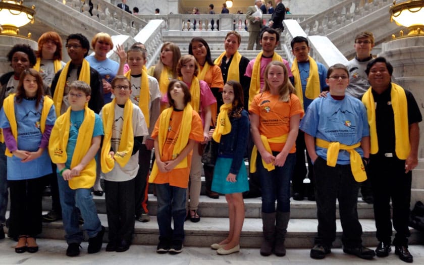 Students participate in School Choice week at the capitol