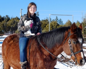 Brandee and her horse