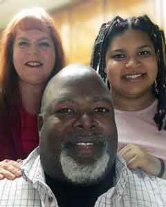 Michael Webley and his family