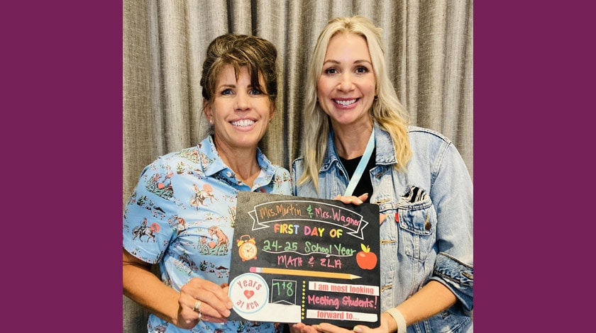 2 members of Kansas Connections Academy staff