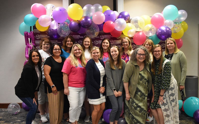Missouri Connections Academy staff gathered together 