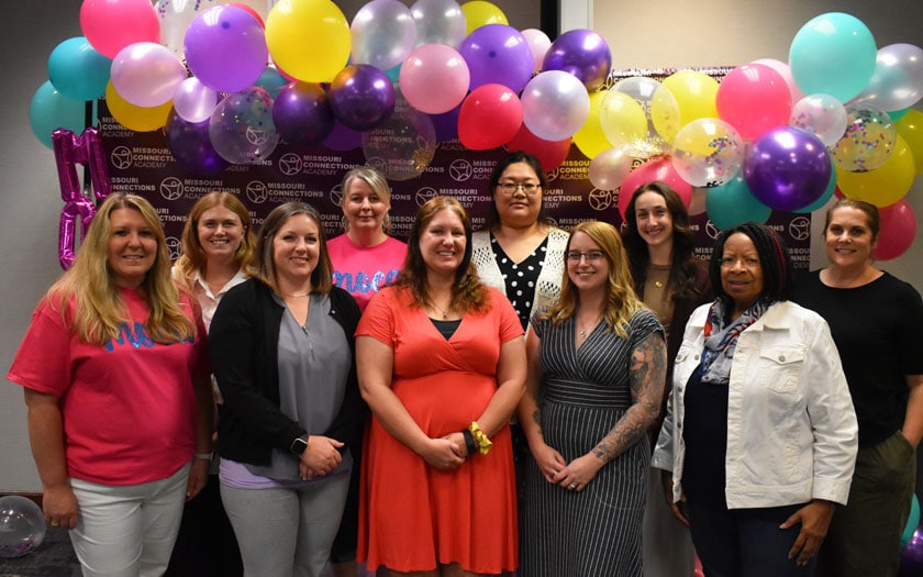 Missouri Connections Academy staff gathered together 