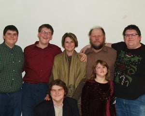 Wyatt and his six family members