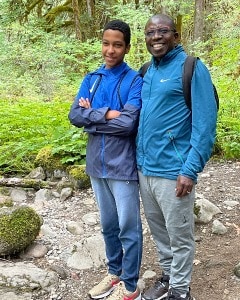 Wasswa and his dad