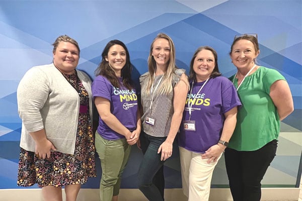 Image of Florida Connections Academy staff and teachers at Florida State Testing 2023.