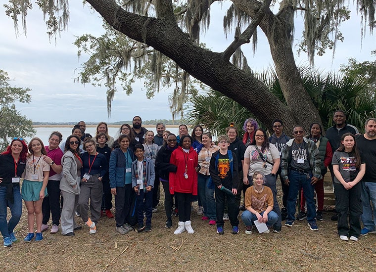 Georgia Connections Academy students having fun at the park