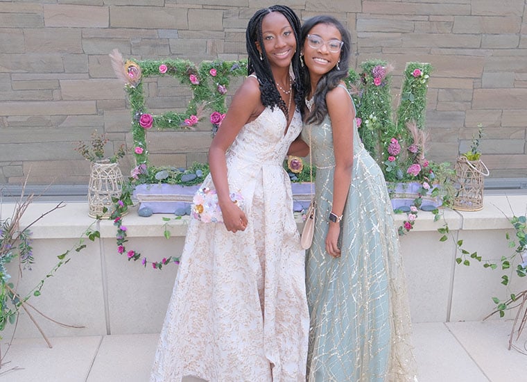 Georgia Connections Academy students having fun at the Prom