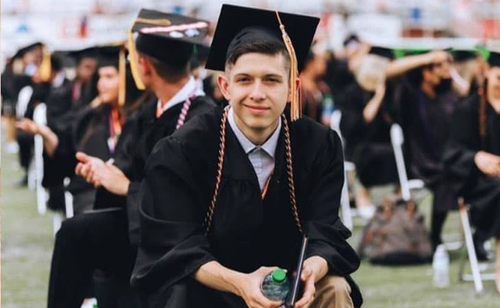 Edward from Georgia Connections Academy at graduation. 