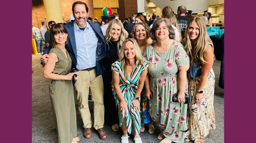 Kansas Connections Academy students gather at the library