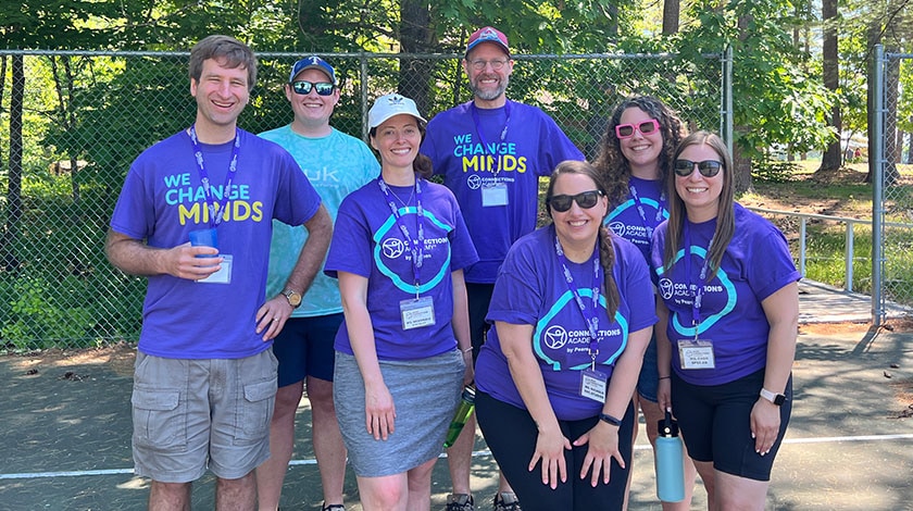 Maine Connections Academy teachers gathered