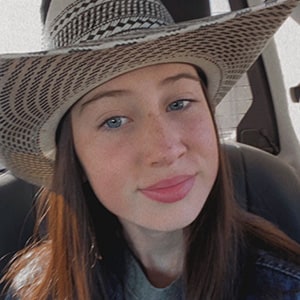 Image of Ava G. in her cowboy hat, she is a student at Falcon View Connections Academy.