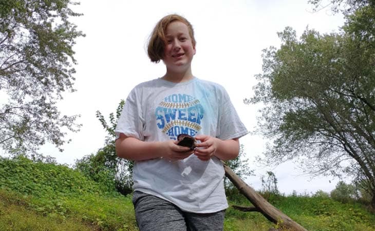 Ethan from Missouri Connections Academy pictured here at a park.