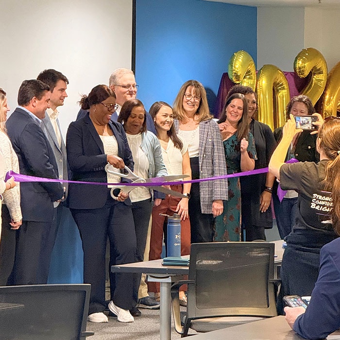 NCConnections Academy Staff at the school ribbon cutting