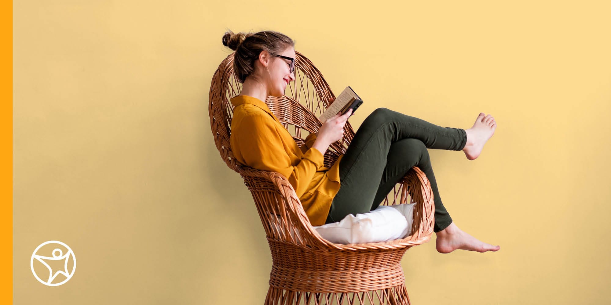 A gifted student reading a book for summer