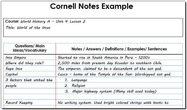 How To Take Notes Effectively In College - Engineering Expectations