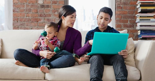 A family discussing how to prepare for skills-based hiring